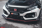 CMST Tuning Carbon Fiber Front Lip Splitter for Honda FK8 Civic Type-R